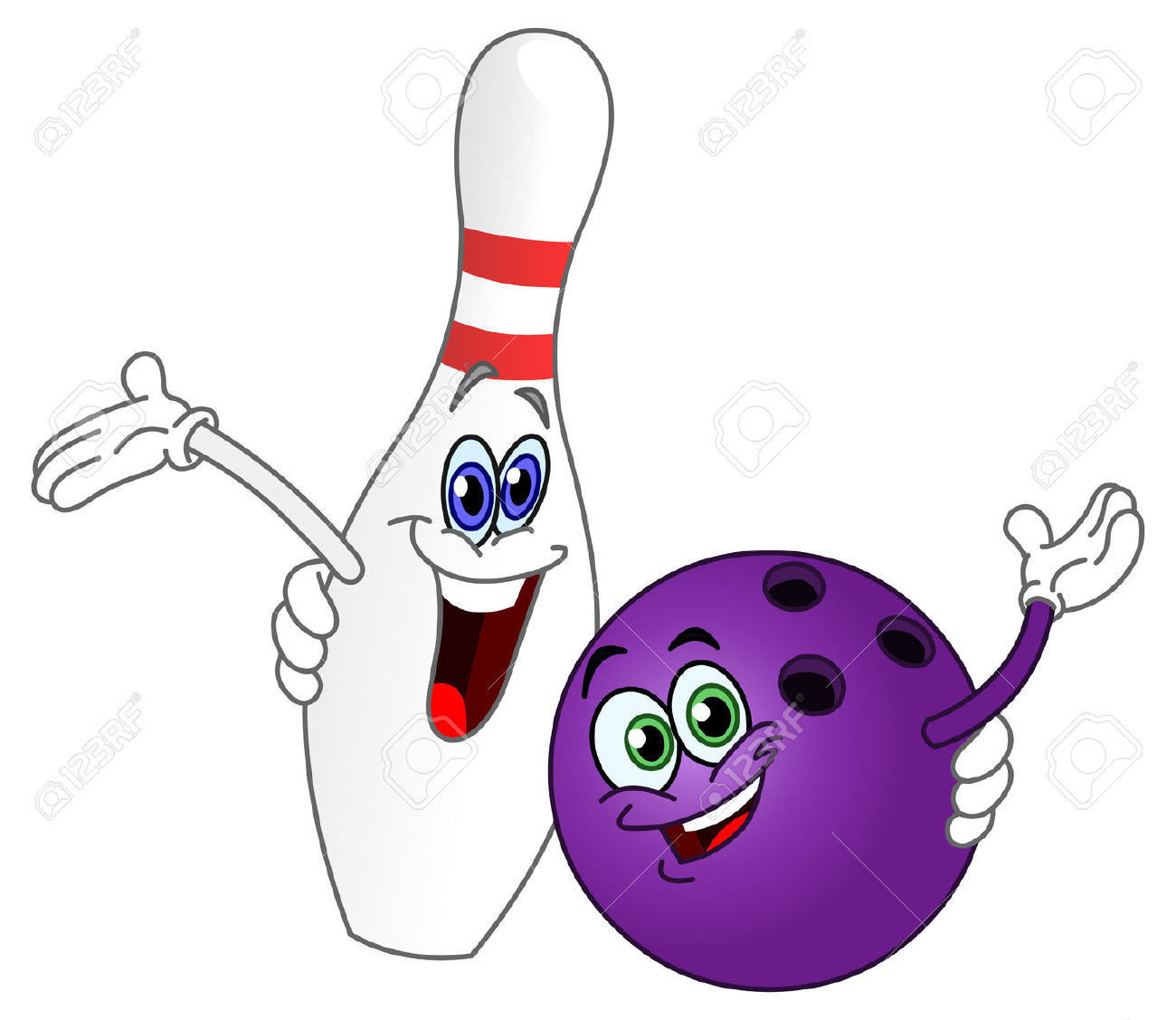 clipart gratuit quille bowling - photo #32